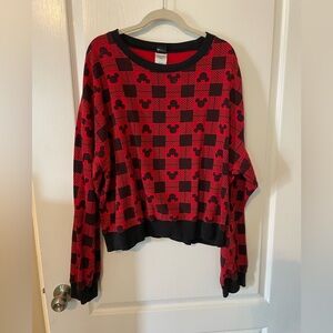 DISNEY MICKEY ICON CROP SWEATSHIRT XXXL